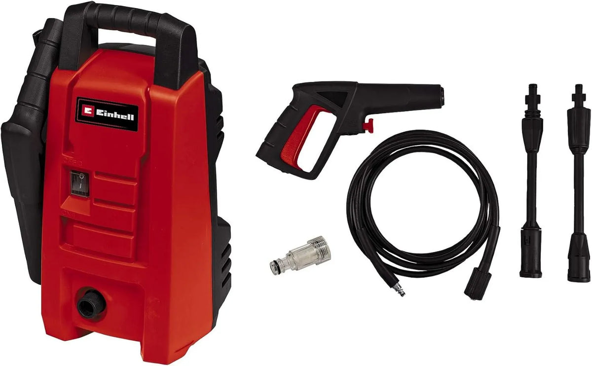 Einhell, HP 90 Wysokie czyszczenie ciśnieniowe, 372 l, 1200 W, 372 litry na godzinę, pręty, elastyczne