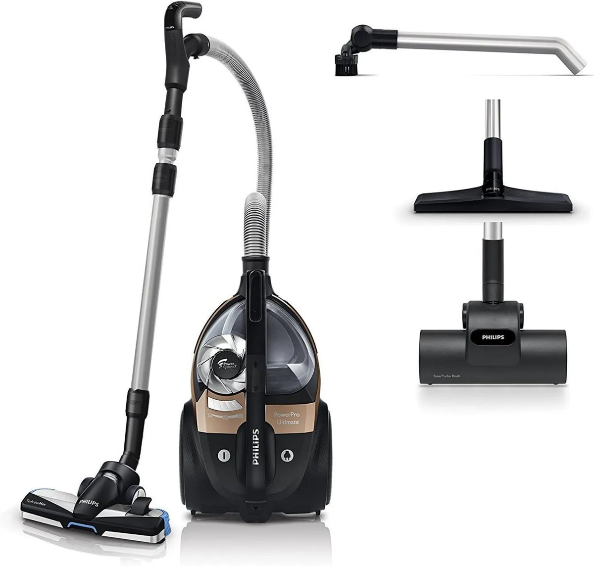 Philips FC9922/09 odkurzacz, 650 W, 2,2 l, odkurzacz bezworkowy PowerPro Ultimate, turboszczotka do sierści zwierząt