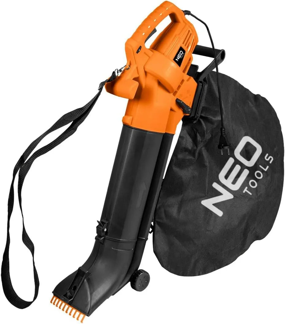 Odkurzacz, 3500 W, NEO TOOLS Elektryczny odkurzacz do liści 3500 W, funkcja ssania/dmuchania, prędkość rozdrabniania 10:1, prędkość wydmuchu 270 km/h
