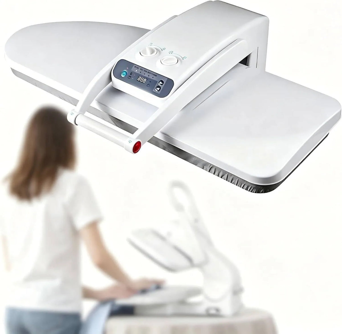 ZIXIAOS, Grzejnik elektryczny, 1800 W, 5 programów, duży zbiornik, para, prasa para- to- pass, duża powierzchnia para, 150 G / Min, 300 Ml zbiornik