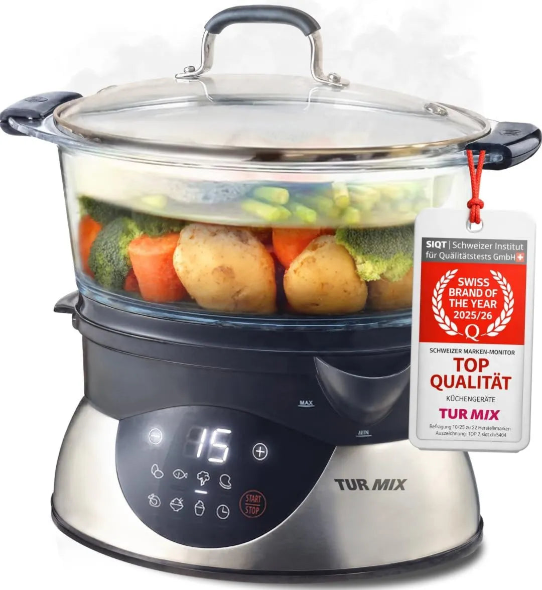 Turmix, CX 220 Kuchenka, 5.2 l, dotyk, ciepła uchwyt, para, szkło