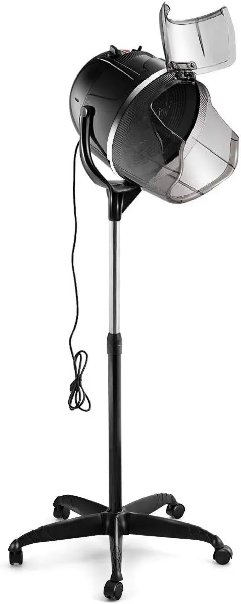 COSTWAY suszarka do włosów, 125- 160 cm Hełm, 1050 W, 160 cm, zegar, dekoracja salonu, profesjonalny, do fryzjerskiego Salonu Spa, 125-160 cm