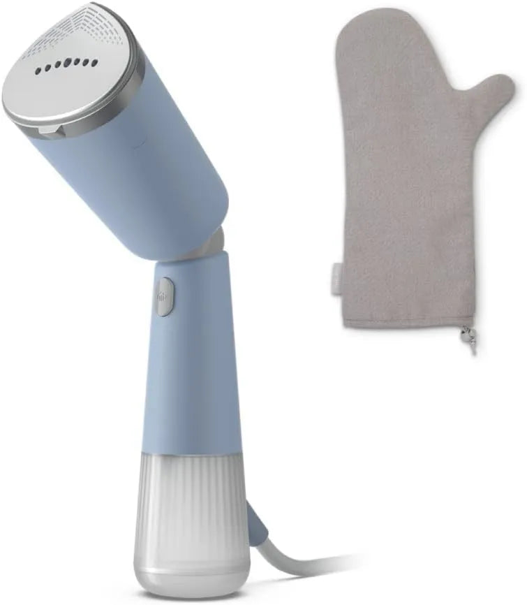 PHILIPS parownica do ubrań, STTH5020 / 20 torba, uchylna głowa, rozpylacz ręczny 5000, 24 g / min, 1300 W, niebieski, optymalna technologia TEMP, wymienny zbiornik 120 ml, 720 STH5020/20