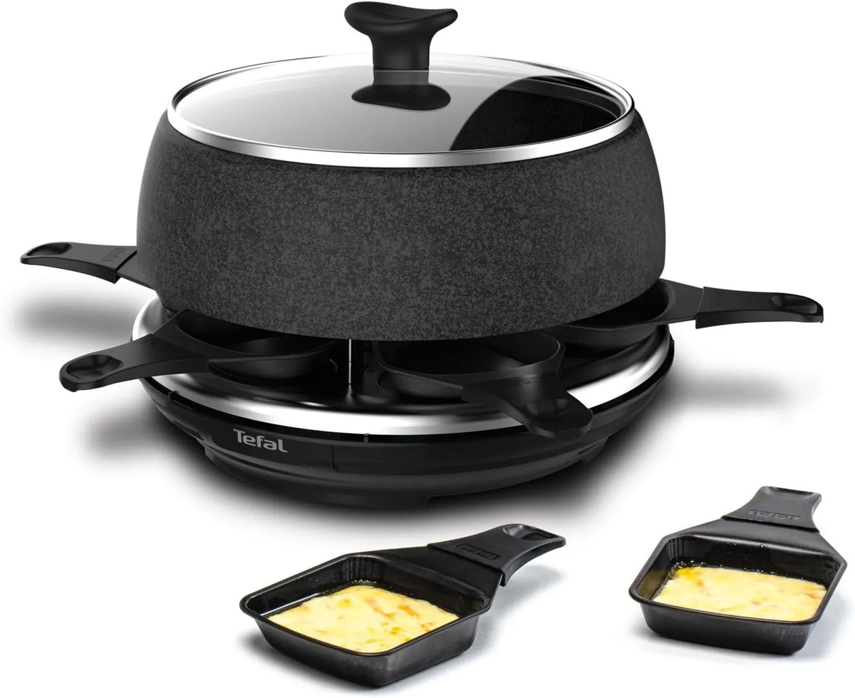 Tefal RE12C8 piekarnik elektryczny, funkcja grilla, 1 garnek + pokrywka, książka kucharska, wygląd kamienia