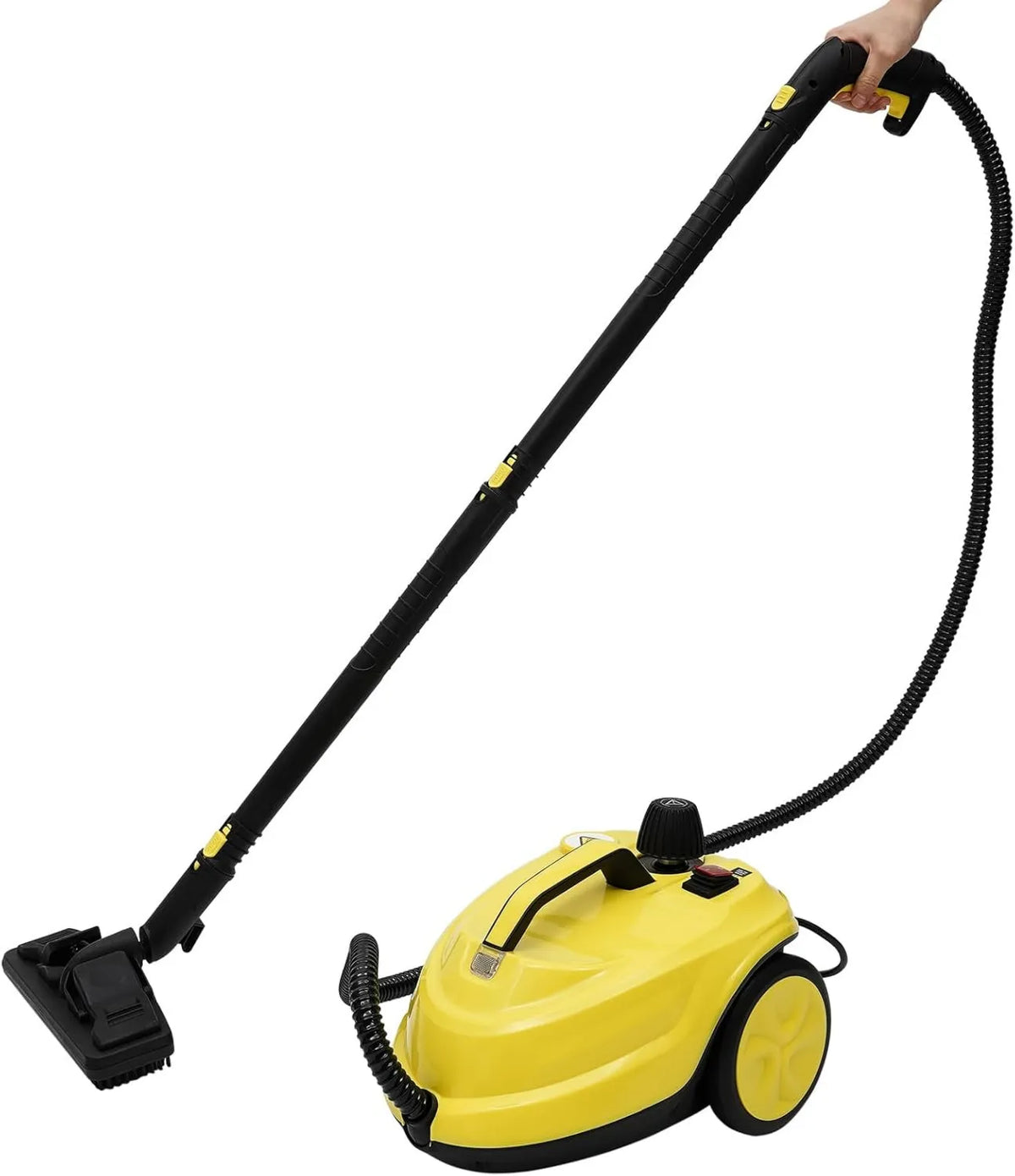 FENGLY myjka parowa, Czyszczenie parowe, 8 l, 2000 W, duży zbiornik, zużycie podłogi, kuchnia, samochód, okna i sofa, 13 akcesoria i 3 m kabel zasilający