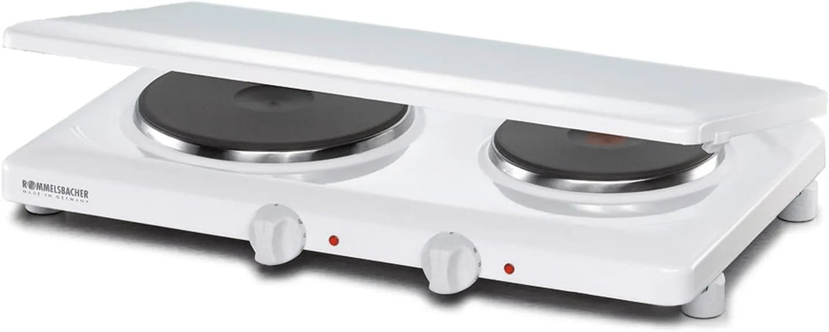 THL 3097/A, 1500 W, 3000w, 145 mm, Rommelsbacher podwójna płyta elektryczna z pokrywką