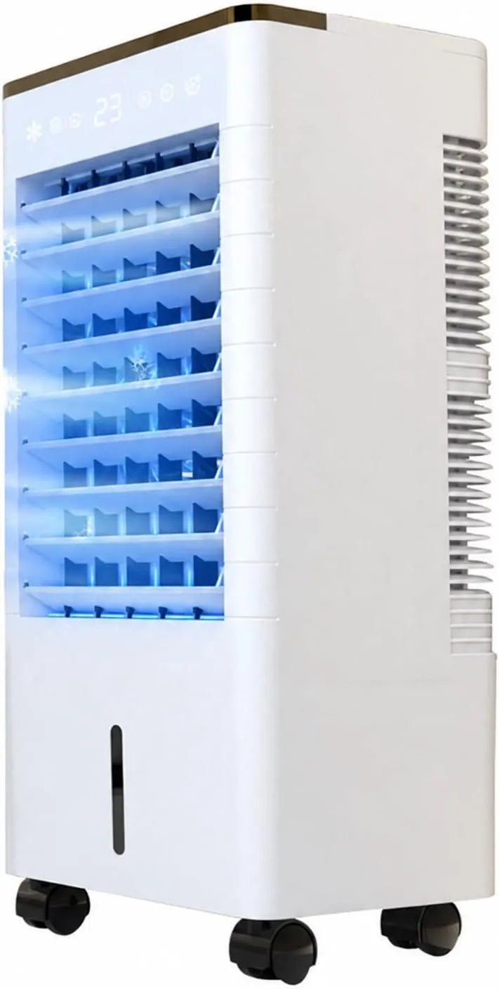 FQWYNMZ klimatyzator przenośny, Klimatyzator, przenośne, poruszające się koła, dotyk, zegar, 3 prędkości, 12 Godziny, Wentylator chłodzący Parowalne do 3