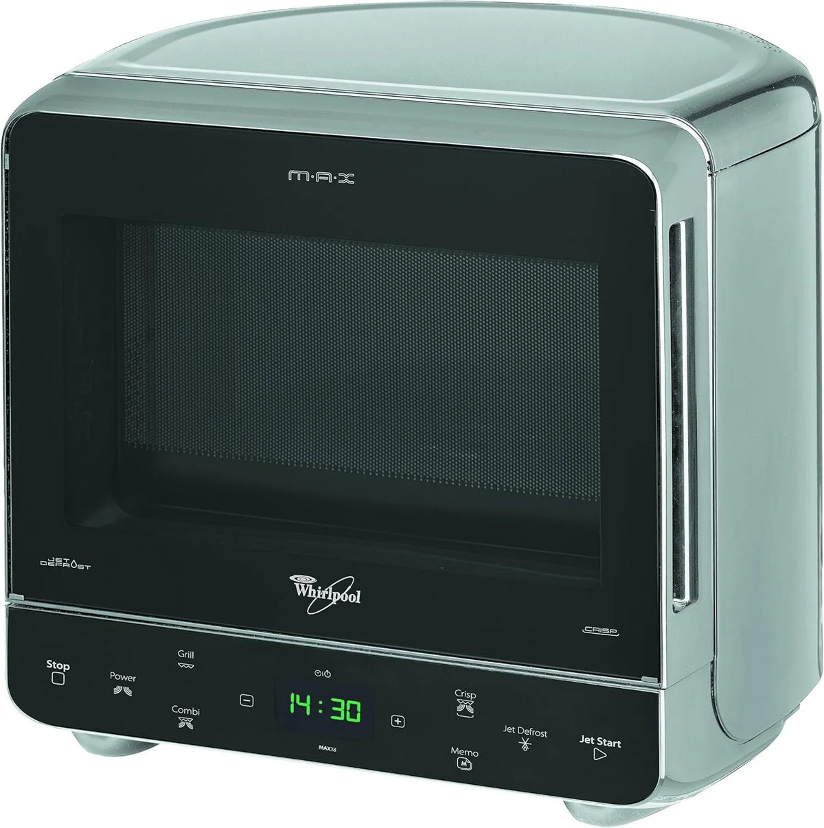 Whirlpool MAX 38 kuchenka mikrofalowa, 700 W, funkcja grilla, SL grill i kuchenka mikrofalowa, funkcja Crisp, bardzo kompaktowa