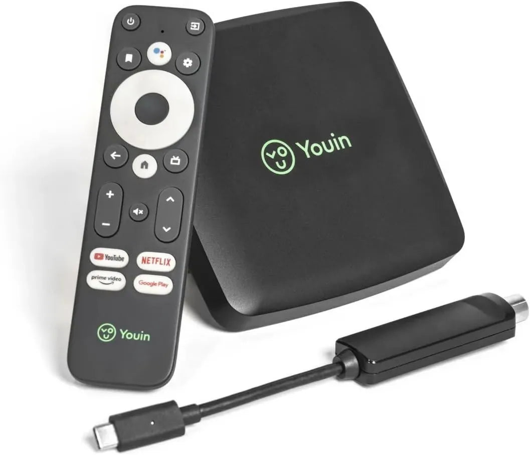 YOUIN NO BULLSHIT TECHNOLOGY, Google EN1060K Smart TV, TV, 4K UHD, HDMI, USB, WiFi, Bluetooth, Android OS, DVB- T2 DVB-T2