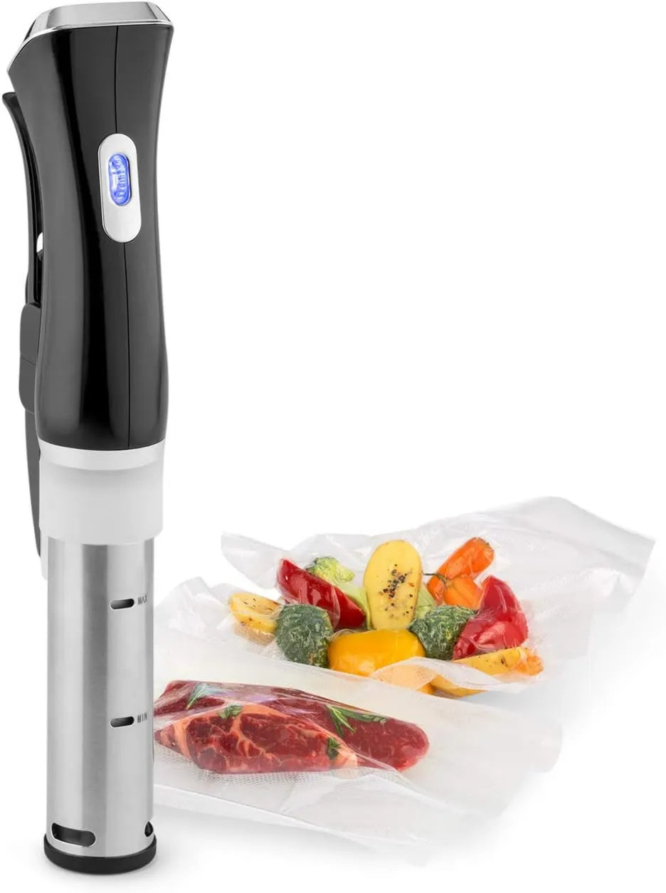 KLARSTEIN, kuchenka, urządzenie do gotowania próżniowego, 20 l, 0 do 95°C, IP65, dotyk, zegar, efekt 3D, wyświetlacz LCD, czarny