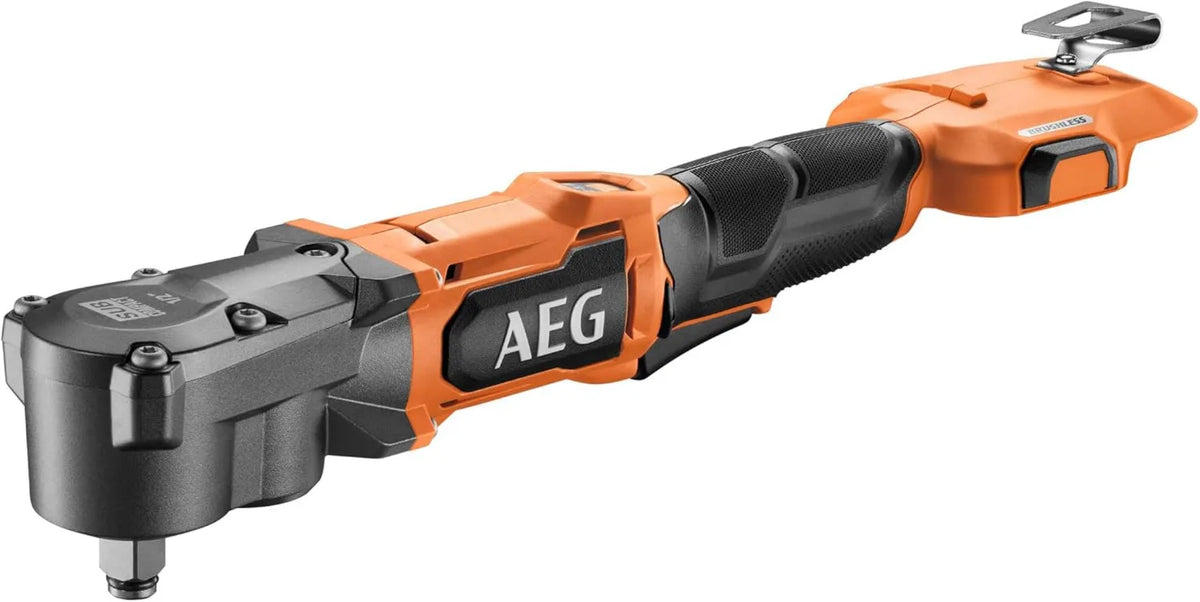 AEG PRO18V BSS18SRA12BL-0 wkrętarka, 1,8 kg, 2,0 Ah, silnik bezszczotkowy, 18 V bezszczotkowa wkrętarka udarowa kątowa, 3 tryby & 310Nm -