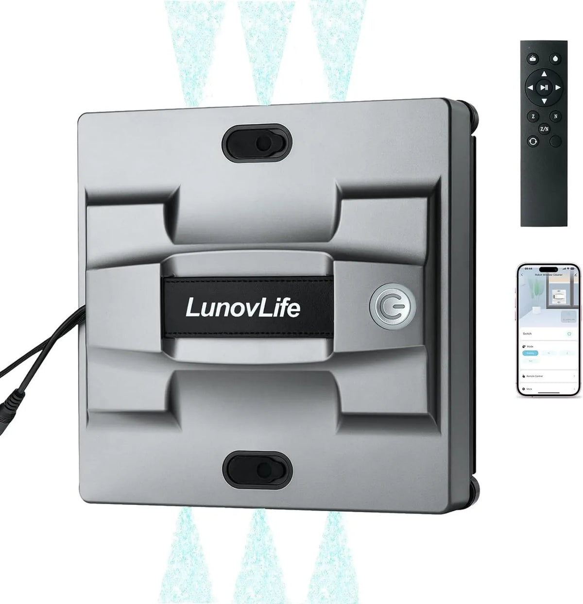 LunovLife robot sprzątający, Odkurzacz, plener, robot do mycia okien 5600Pa