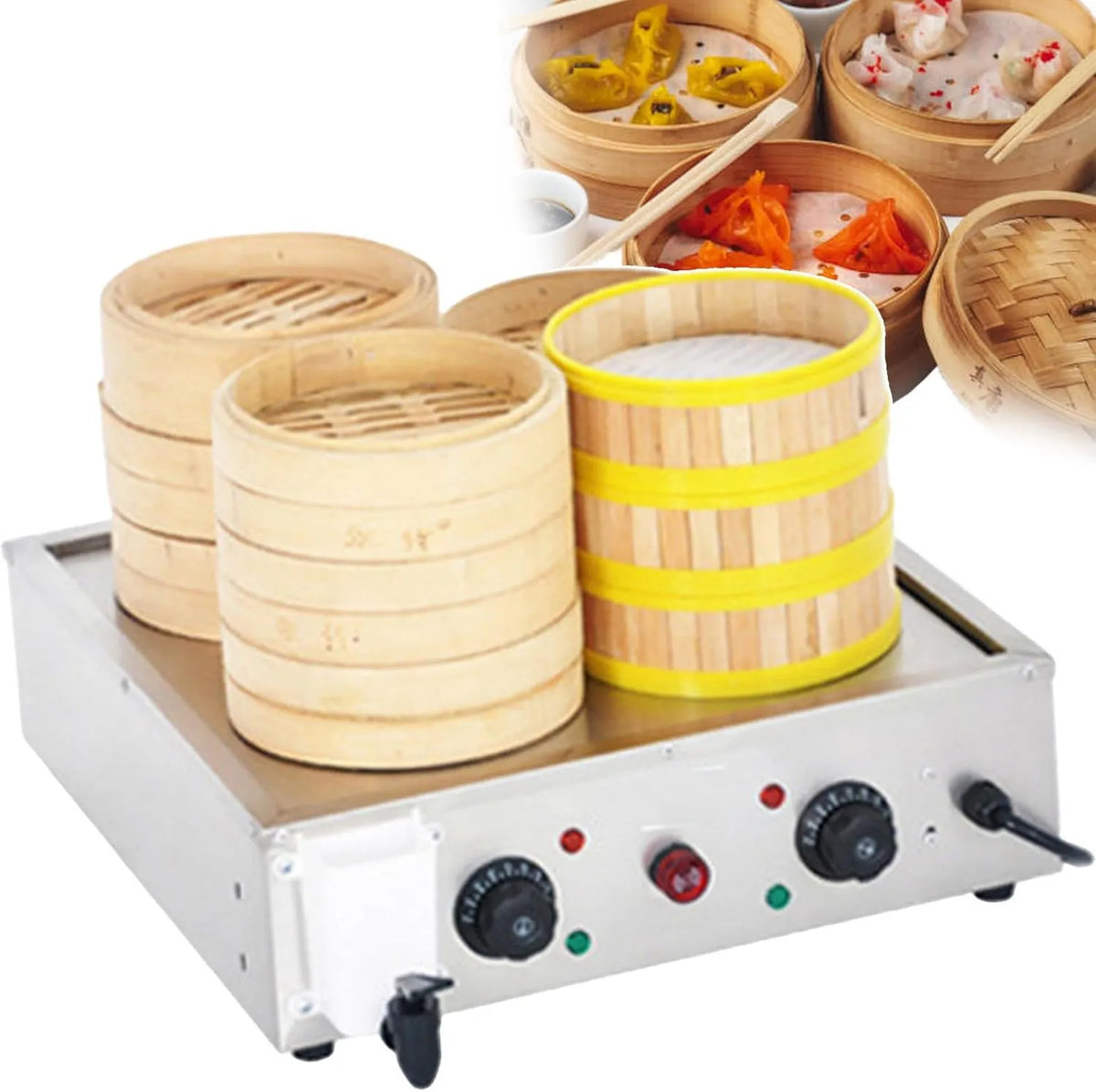 HTDRE, Czterokołowiec, kuchenka, 30 do 110°C, para, profesjonalny, dla Small Breads para
