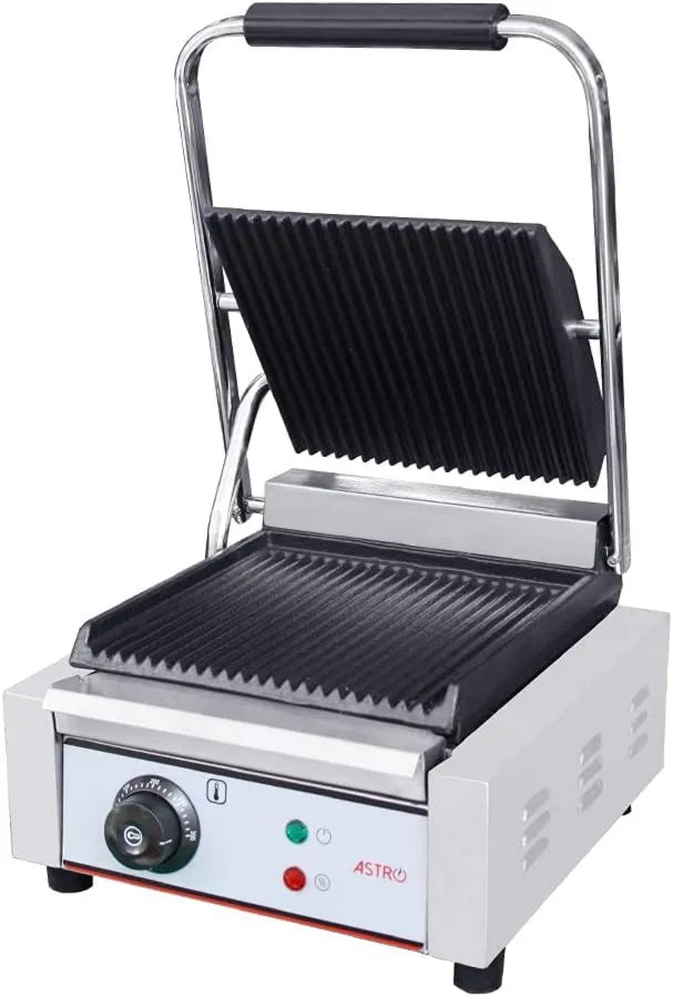 Astro grill elektryczny, Grill, grill panini i croque- monsieur, 230 x 230 mm, żeliwo