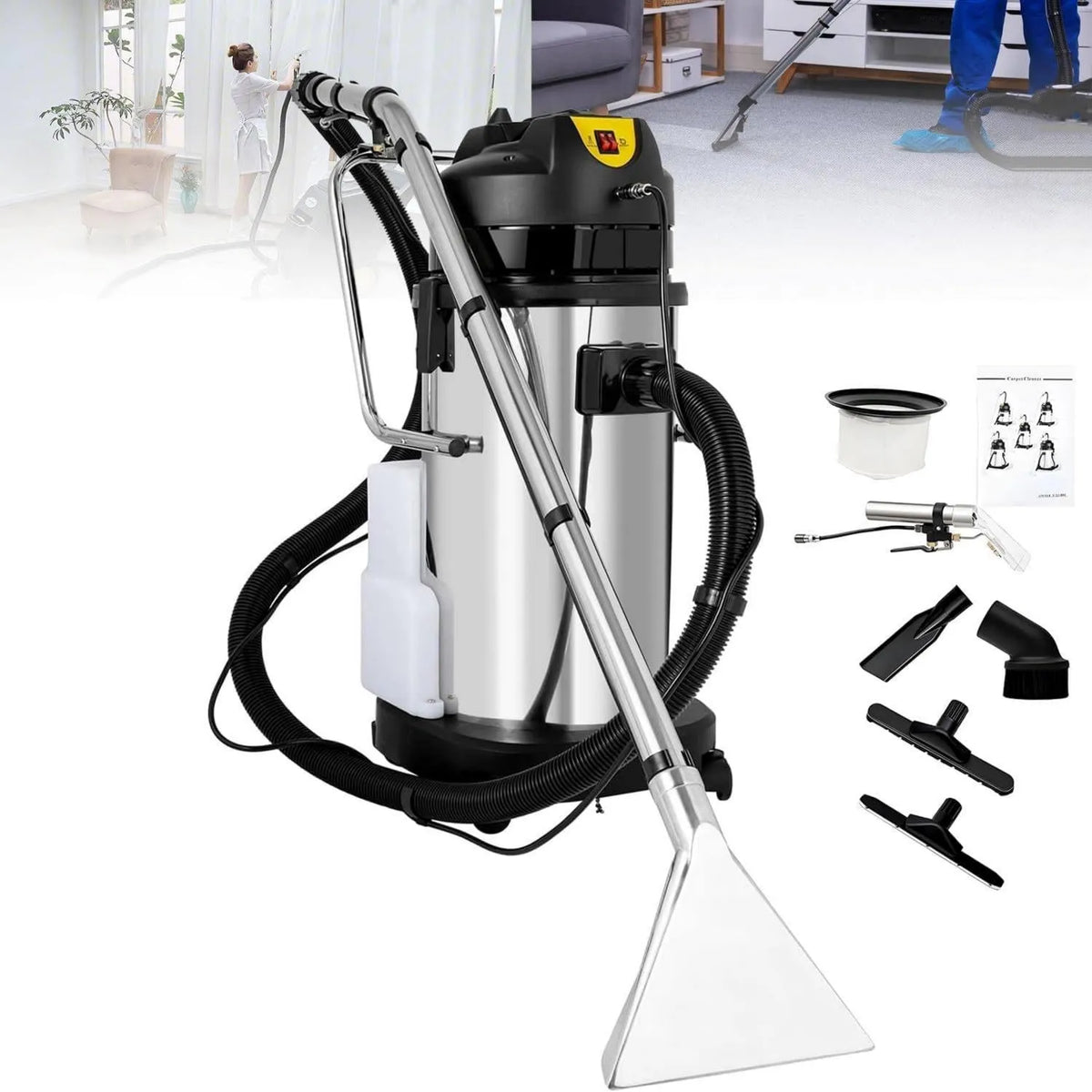MANYOUYOU odkurzacz piorący, 20 l / 30 l / 40 l aparatura do czyszczenia dywanów i tkanin, Czyściciel, 40 l, 1034 W, 20 l, 30 l, 53 l, profesjonalny, do szybkiego odzyskiwania brudnej wody 20 l/30 l/40 l