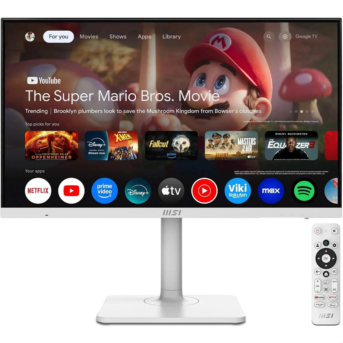 MSI monitor komputerowy, Nowoczesny ekran profesjonalny 27 'UHD MD272UPSW