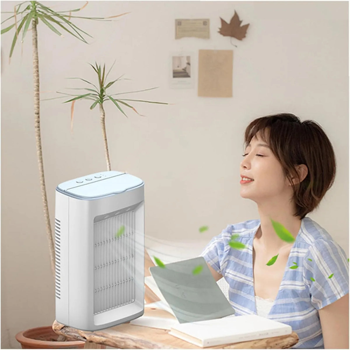 LIPJIA klimatyzator przenośny, Klimatyzator, USB, Profesjonalne, 3 w 1 USB Osobiste klimatyzator, Mobile klimatyzator