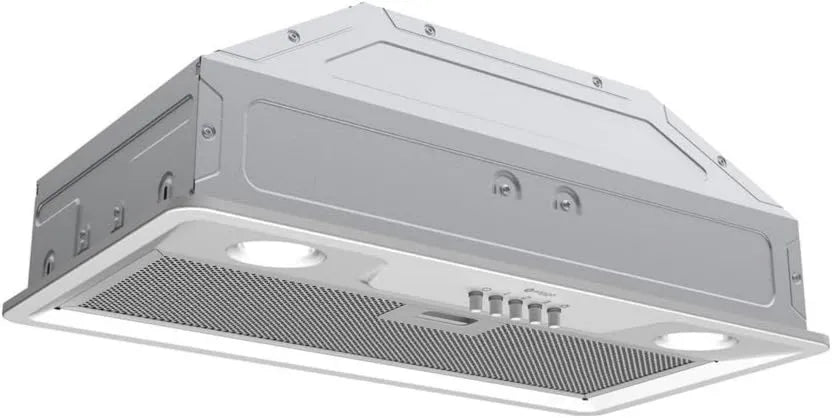 Wiggo okap kuchenny, Okap odkurzacza, 60 cm, 300 m3 / h, oświetlenie LED, wklęsłe, białe