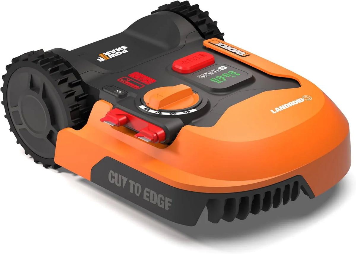 Worx WR169E kosiarka, 300 m², sterowanie WiFi, łączność Bluetooth, sterowanie aplikacją, cięcie na krawędzi, szerokość cięcia 16