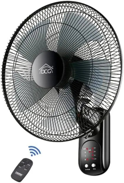 DCG, Wentylator 7h30, 40 cm, 40 W, zegar, 3 prędkości, czarny