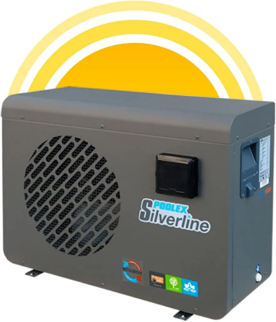 PC-SLP055 kompresor, 5,5kW, 230 V, Silverline 55, Cicha i ekonomiczna pompa ciepła basenowa, Wszystkie rodzaje basenów