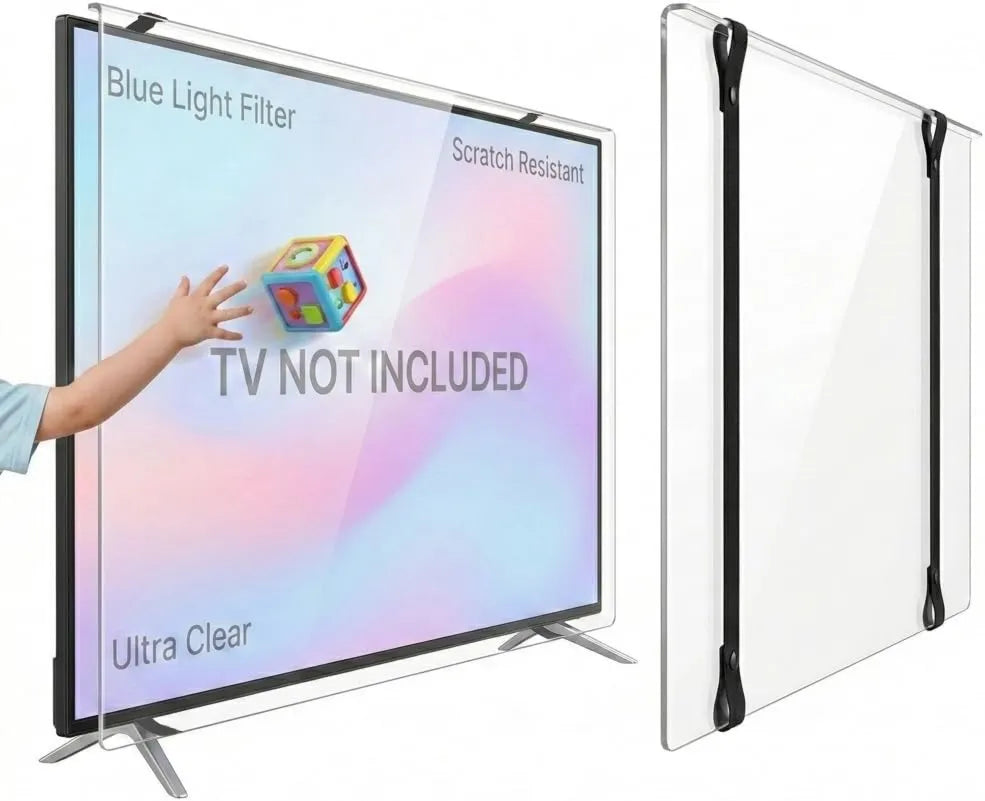 TV Guard, Inteligentny telewizor, 43 cali, TV, QLED, OLED, LCD, Profesjonalne, Kompatybilne z TV LED, TV ekranowa, niebieski Light