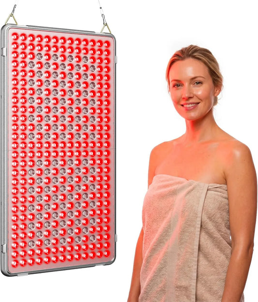 Profey, 660 + 850nm czerwone światło, 338 diod LED, 56x30 cm, Panel