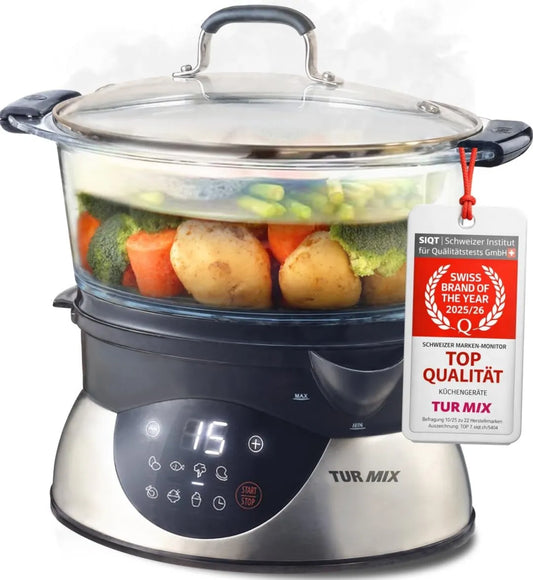 Turmix, CX 220 Kuchenka, 5.2 l, dotyk, ciepła uchwyt, para, szkło