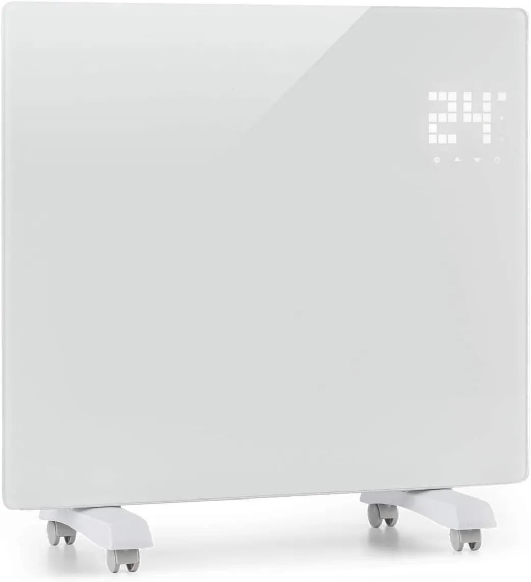 KLARSTEIN grzejnik elektryczny, 1000 W, zastosowanie, termostat i sterowanie aplikacją, tłumik