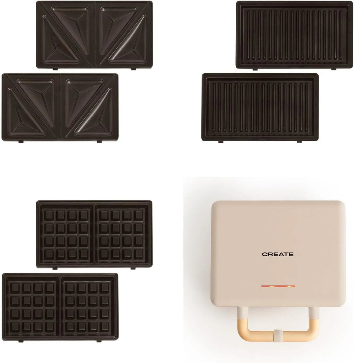 CREATE, STUDIO / Apparel, Grill, 800 W, powłoka nieprzylegająca