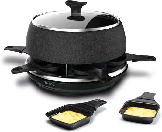 Tefal RE12C8 piekarnik elektryczny, funkcja grilla, 1 garnek + pokrywka, książka kucharska, wygląd kamienia
