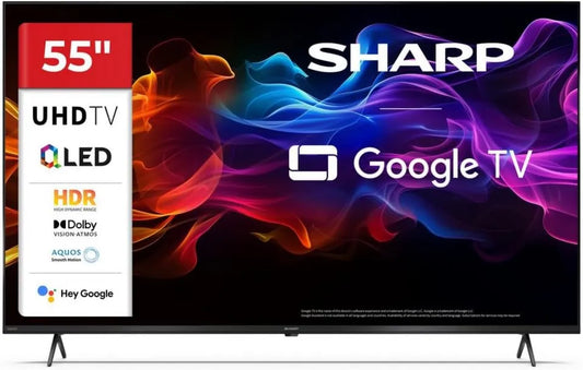 Sharp telewizor, 55HP5265E Inteligentny, 55 cali, TV, 4K UHD, QLED, Dolby Sound, HP Series
