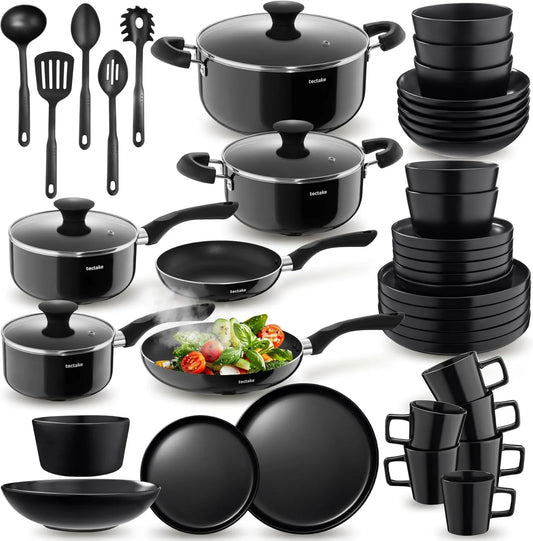 tectake, Bateria, Kuchnia, Non- stick, ® Zestaw kuchenny