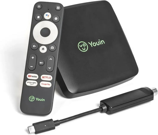 YOUIN NO BULLSHIT TECHNOLOGY, Google EN1060K Smart TV, TV, 4K UHD, HDMI, USB, WiFi, Bluetooth, Android OS, DVB- T2 DVB-T2