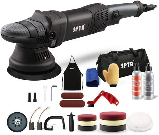 SPTA, 5200 obr./min 150 mm / 125 mm polerka, polerka elektryczna, 780 W, 150 mm, 125 mm, 6 Prędkość, do polerowania, 150 mm/125 mm