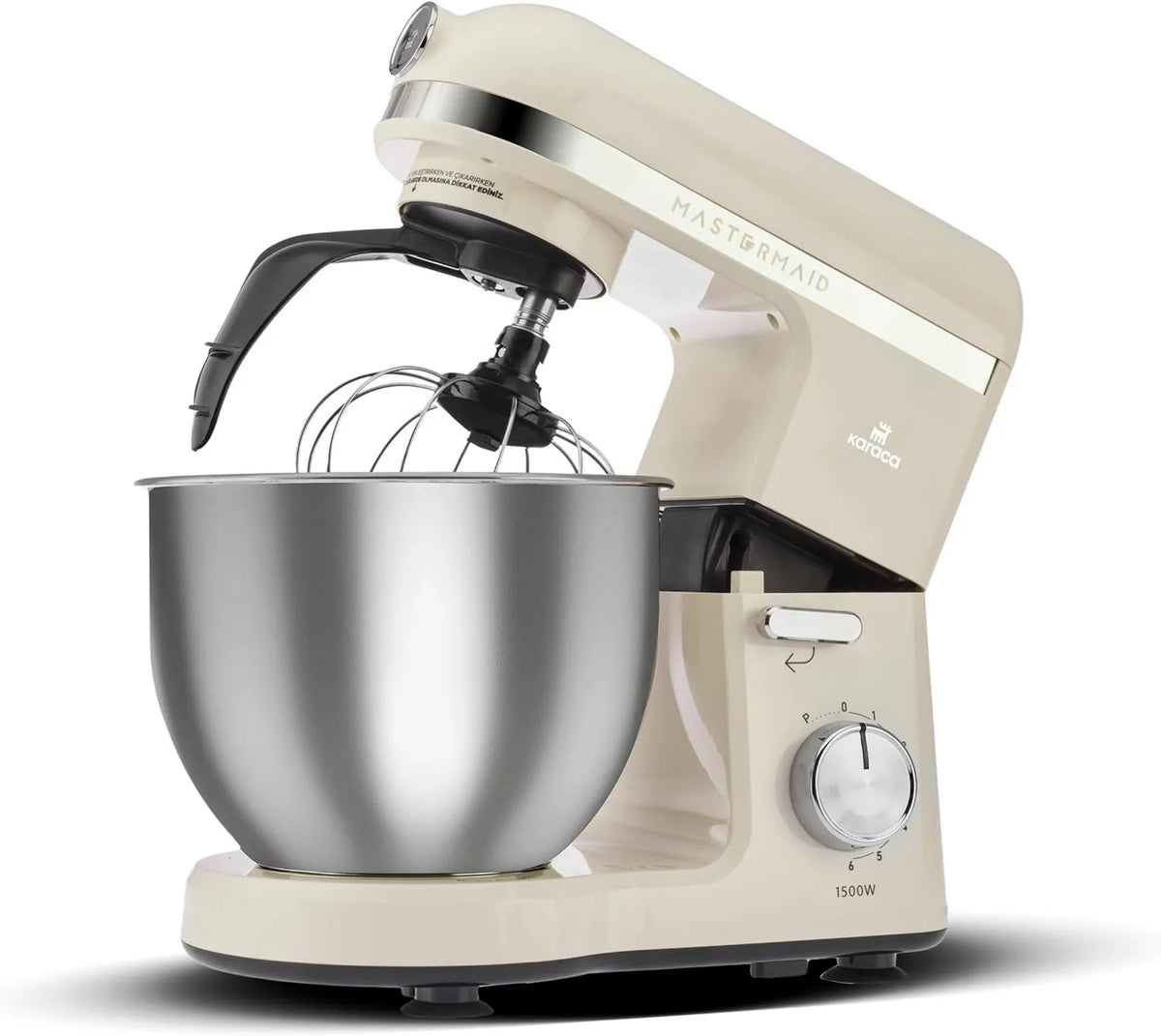 KARACA mikser planetarny, Mikser, 5 l, 1500 W, Mikser elektryczny, Robot, Mastermaid Chef Pro Robot Wielofunkcyjna Kuchnia 1500 W