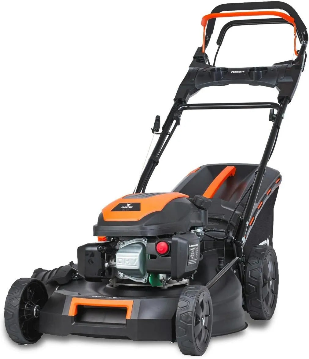 FX kosiarka, 2,9 kW, 51 cm, 75 mm, Kosiarka spalinowa FUXTEC 4w1 -RM5170eS, szer. koszenia 51 cm, rozruch elektryczny, naped tylny