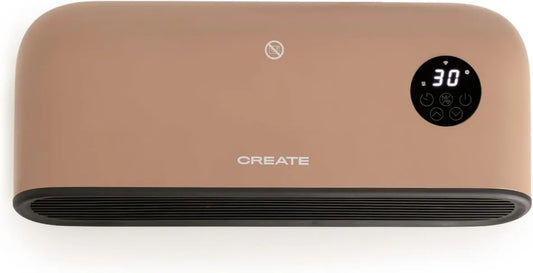 CREATE grzejnik elektryczny, Elektryczny grzejnik, 2000 W, WiFi, aplikacja, wyświetlacz LCD, do 20 m², 3 tryby