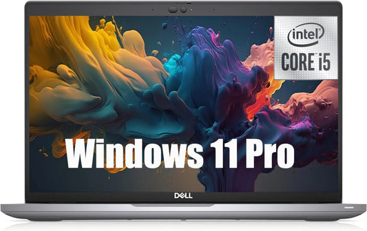 Amazon Renewed, Dell i5- 1135 G7 Laptop, 14 cali, Full HD, profesjonalny, 256GB SSD, Windows 11 Pro, 8GB RAM, Intel Core i5- 1135 G7, regenerowane i5-1135 G7