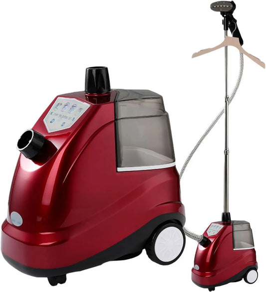 WOTZOV parownica do ubrań, Grzejnik elektryczny, 3.8 l, 1800 W, duży zbiornik, para, profesjonalny, 70 Minut para Continue