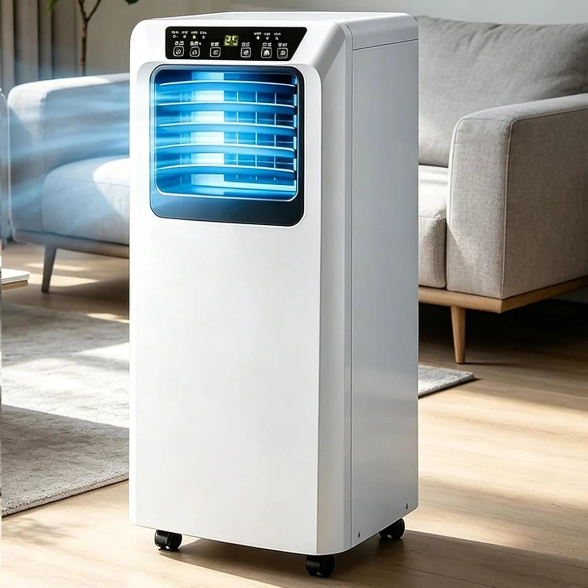 LLNWDNB klimatyzator przenośny, Klimatyzator 9000BTU, przenośne, ciche