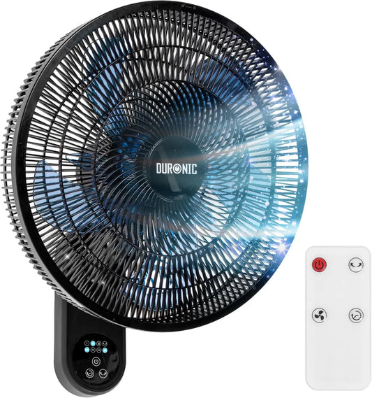 Duronic, Wentylator, 16 cali, 50 W, FN42, zegar, 3 prędkości, oscylacja, 52, 8 dB