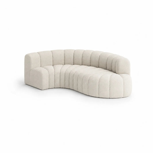 Sofa narożna Boucle Beżowy 300 cm