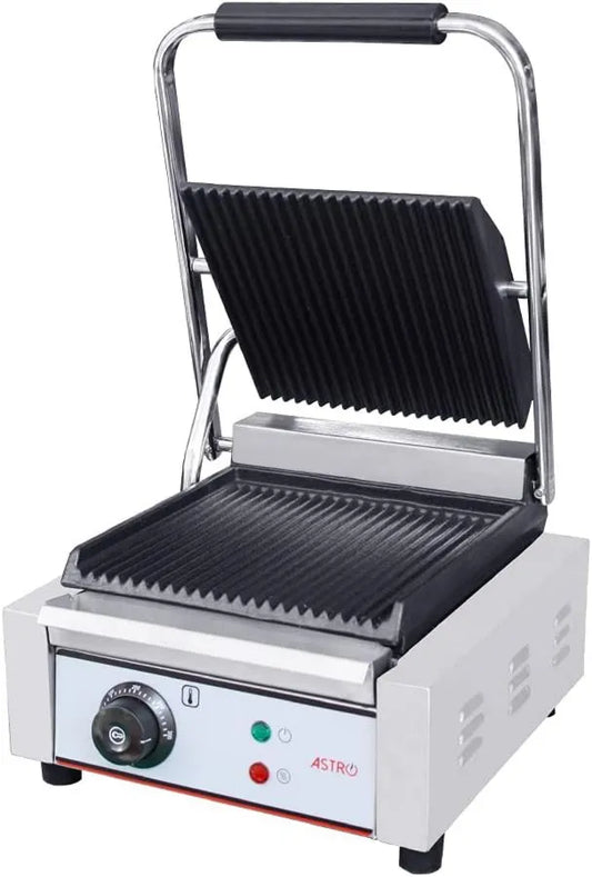 Astro grill elektryczny, Grill, grill panini i croque- monsieur, 230 x 230 mm, żeliwo