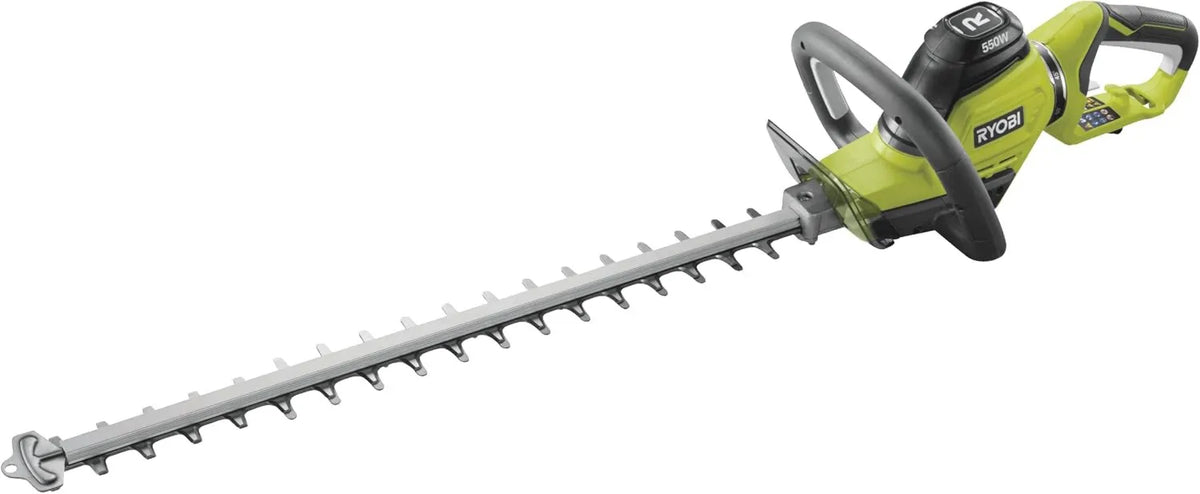 RHT5655RS nożyce do żywopłotu, 550 W, 55 cm, Ryobi 5133003643 Nożyce do Żywopłotu 550 W, Długość Brzeszczotu 55 cm, Nóż Szlifowany Diamentowo