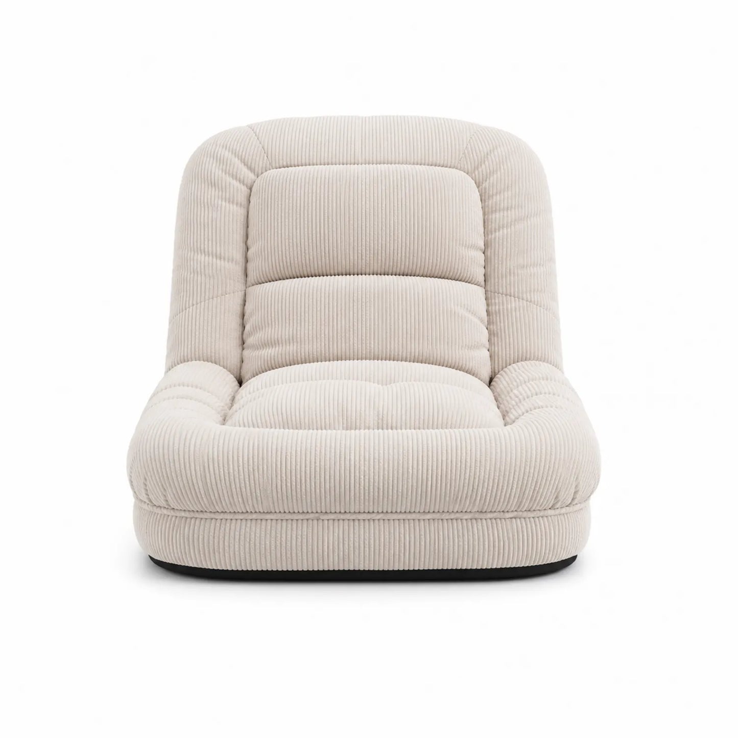 Sofa sztruksowa beżowa 90x100x80 cm