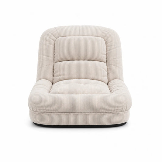 Sofa sztruksowa beżowa 90x100x80 cm