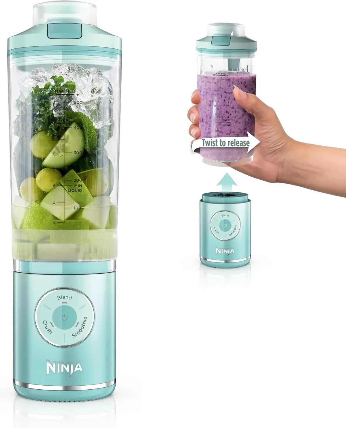 NINJA blender kielichowy, Mikser, 3 programów, przenośne, wyjmowane