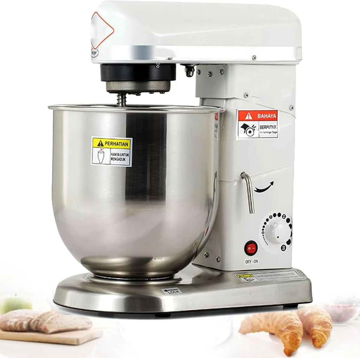 YXZYFPP robot kuchenny, Robot, 5 l, 7 l, 3 prędkości, profesjonalny, biały
