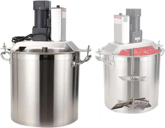 YXYLJOZ blender kielichowy, dodatki, z regulowaną prędkością, do automatycznego mieszalnika do żywności, 40 l, do ogrzewania i mieszać składniki do przygotowania